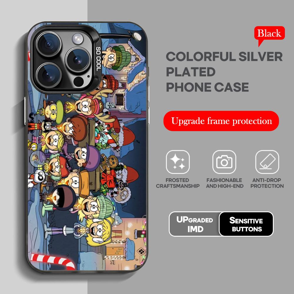 

Loud House Movie Lincoln Loud Phone Case black IMD Colorful Silver Suitable case for iPhone 17 16 e 15 14 13 12 11 Pro Max iPhone17