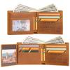 Humerpaul Men Leather Wallet Engraved with Blessings Gift Wallet for Grandson and Son