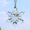 Cross-border Exclusive Snowflake 4 Christmas Tree Pendant 2025 Artificial Crystal Car Hanging