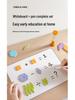 Meile Childhood Magnetic Geometric Blocks - 250 Piece Set for Kids' Shape Recognition and Kindergarten Puzzles