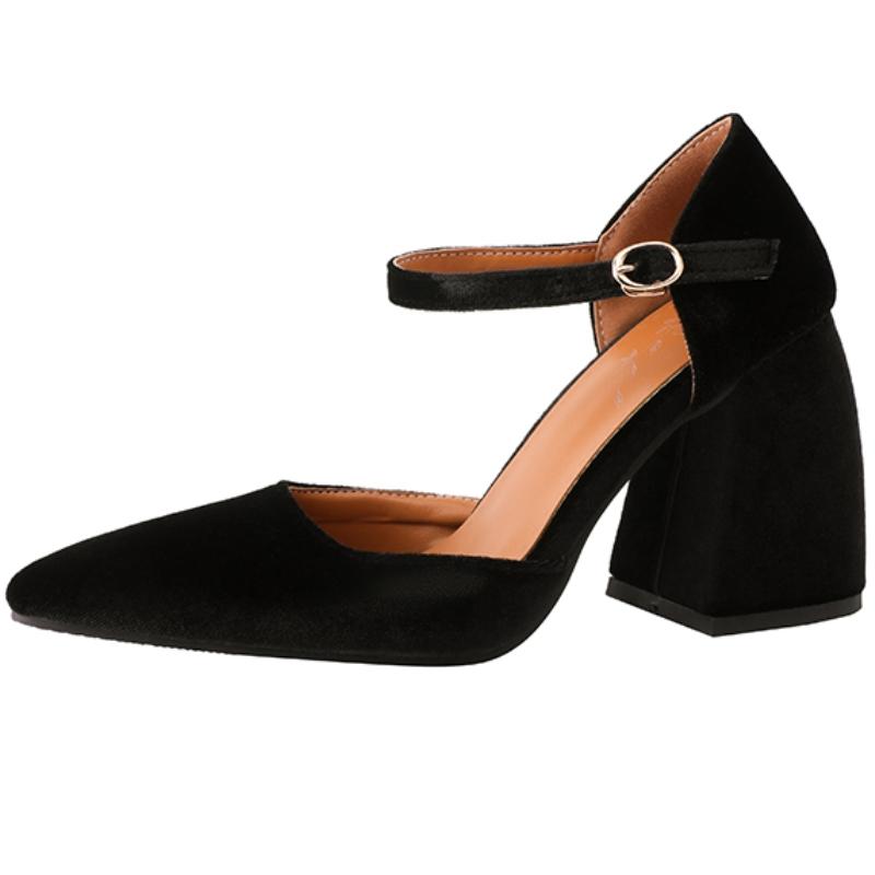 Women's Sandals Summer Shoes 2024 New High Heels Pumps Female Elegant Green Red Party Dance Wedding Shoes Large Size Footwear