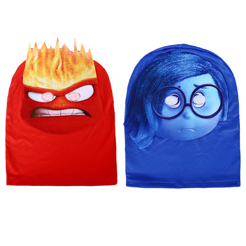 Anime MovieInside Out Joy Disgust Anger Sadness Cosplay Costume Headgear Halloween PartyGame Mask