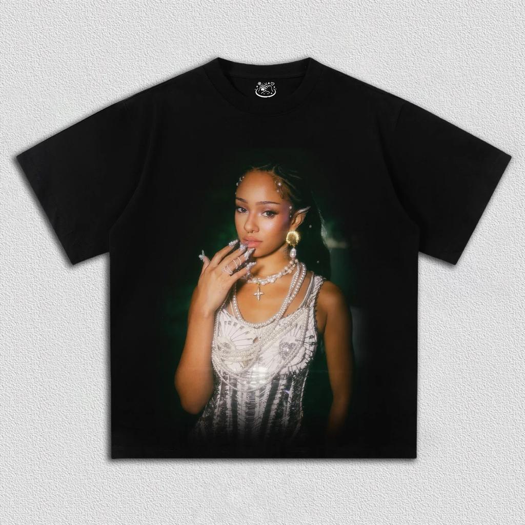 Korean Kpop Band Gril Group KATSEYE Printed T-shirt Women Oversize Y2k Short Sleeve High Quality Harajuku Loose Female Clothing