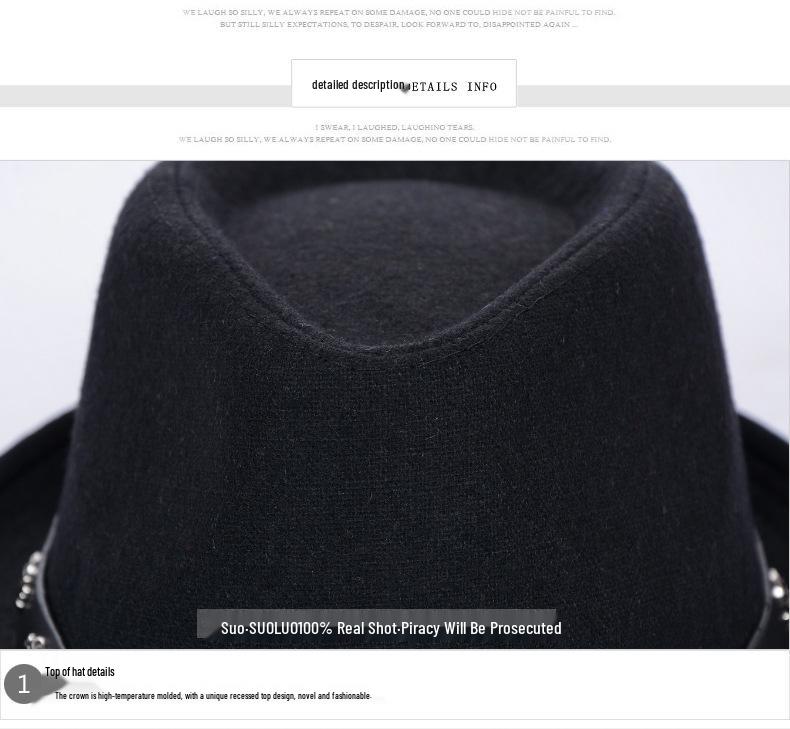 Trendy Retro Fedora - Unisex British Korean Style Jazz Cowboy Hat