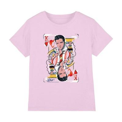 Elvis Presley Childrens/Kids King Of Hearts T-Shirt