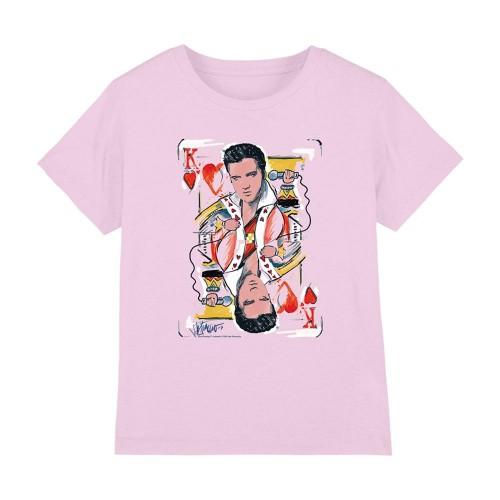 Elvis Presley Kinder/Kids Herz König T-Shirt