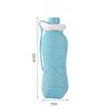High Temp Resistant Folding Silicone Cup Food Grade Large Capacity Portable Bottle for Outdoor Travel Exercise