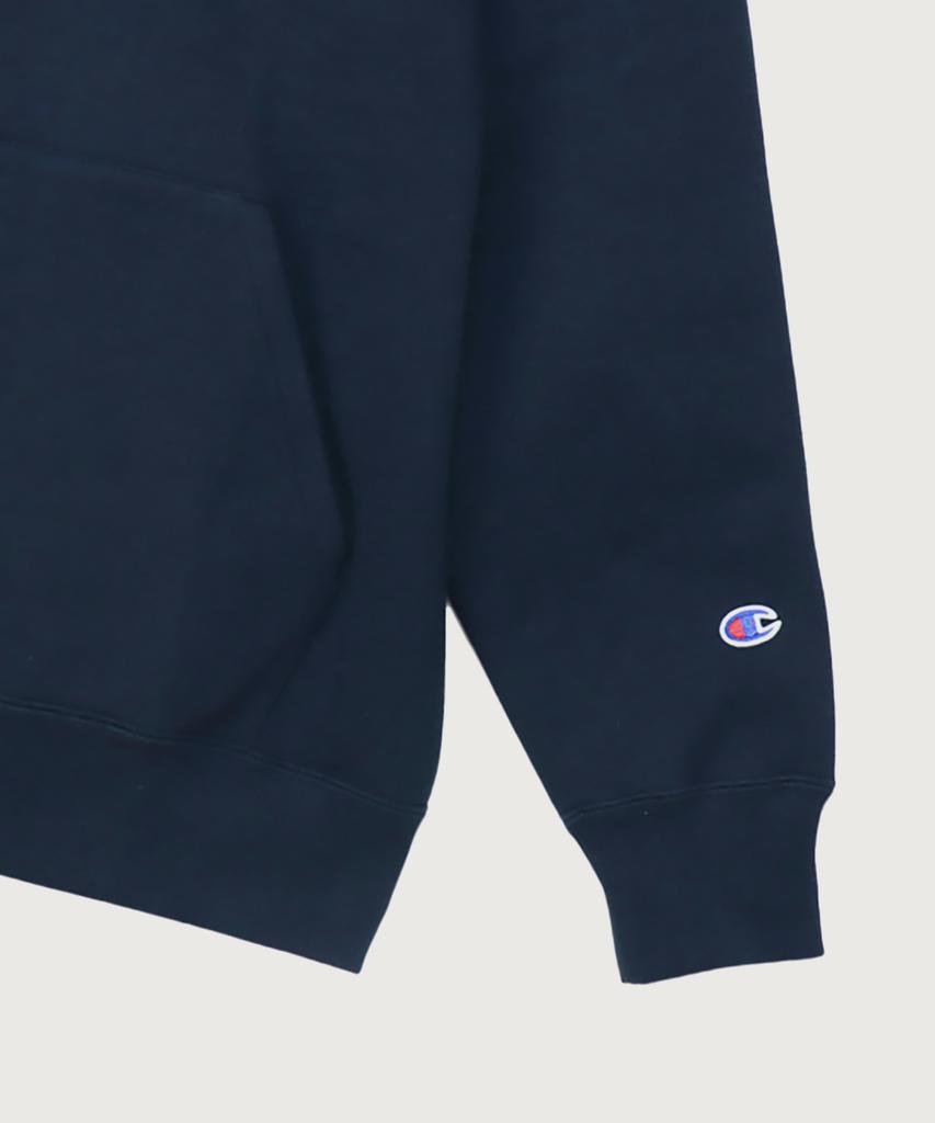 C Logo Regular Fit Hoodie Navy