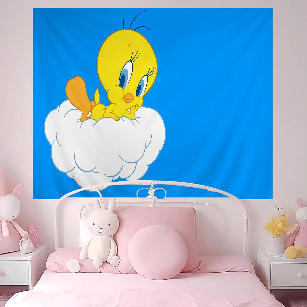 Cartoon Cute Bird DIY Wall Tapestry for Living Room Home Dorm Decor Wall Art Decor