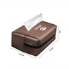 Car Tissue Box Seat Backrest Suspension Paper Towel Storage For Toyota 86 Mirai Supra Prado Alphard Vellfire Crown RAV4 Keyring
