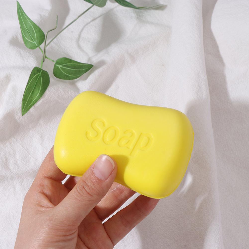 Super Soft Soap Squishy Toy Anxiety Relief Realistic Soap Pinch Home Decoration