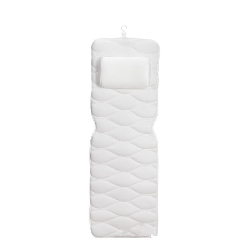 

Роскошная подушка для ванны для всего тела, подушка для ванны с 14 присосками, 3D воздушная сетка, подходит для любой ванны