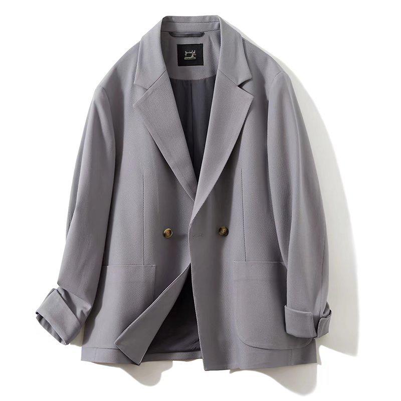 Men's Japanese-Style Loose Korean Suit Jacket - Cool, Handsome & Mature Spring Fashion
