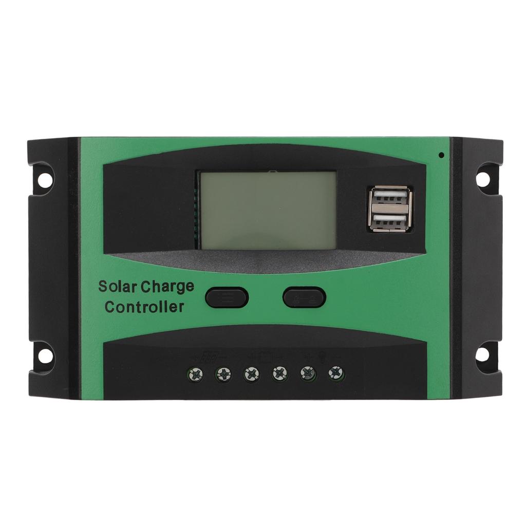 20A PWM Solar Panel Controller 12V 24V Smart Solar Charge Controller LCD Solar Regulator for Outdoor