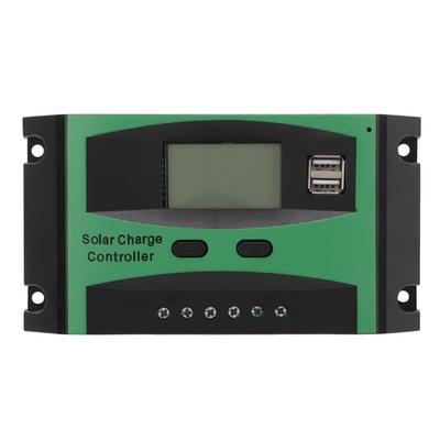 20A PWM Solar Panel Controller 12V 24V Smart Solar Charge Controller LCD Solar Regulator for Outdoor