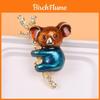 Retro Koala Brooch Alloy Animal Pendant Jewelry Decoration For Gift And Fashion