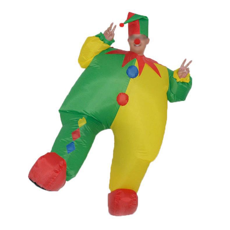 

Inflatable Clown Suit - Halloween Prank & Cosplay Costume One Size