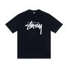 Camiseta de Algodón Unisex de Corte Holgado con Estampado de Letras Camiseta Casual de Manga Corta para Adolescentes y Adultos