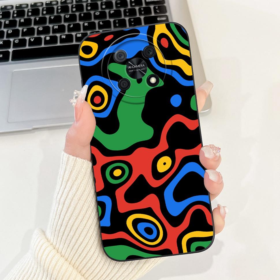 Neues Gehäuse Für Huawei Nova Y90 Hülle Modisches Kaninchen Handyhülle Für Huawei Nova Y90 NovaY90 CTR-LX1 Stoßfeste Weiche Rückseite