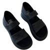 Soft Leather~ Platform Sandals Women's Summer Wear Retro Casual Heightening Skirt Beautiful Versatile Soft-soled Roman Shoes