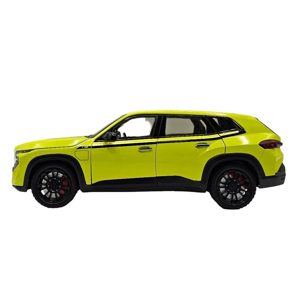 BMW XM SUV 1:24 Diecast Model Car - Neon Green