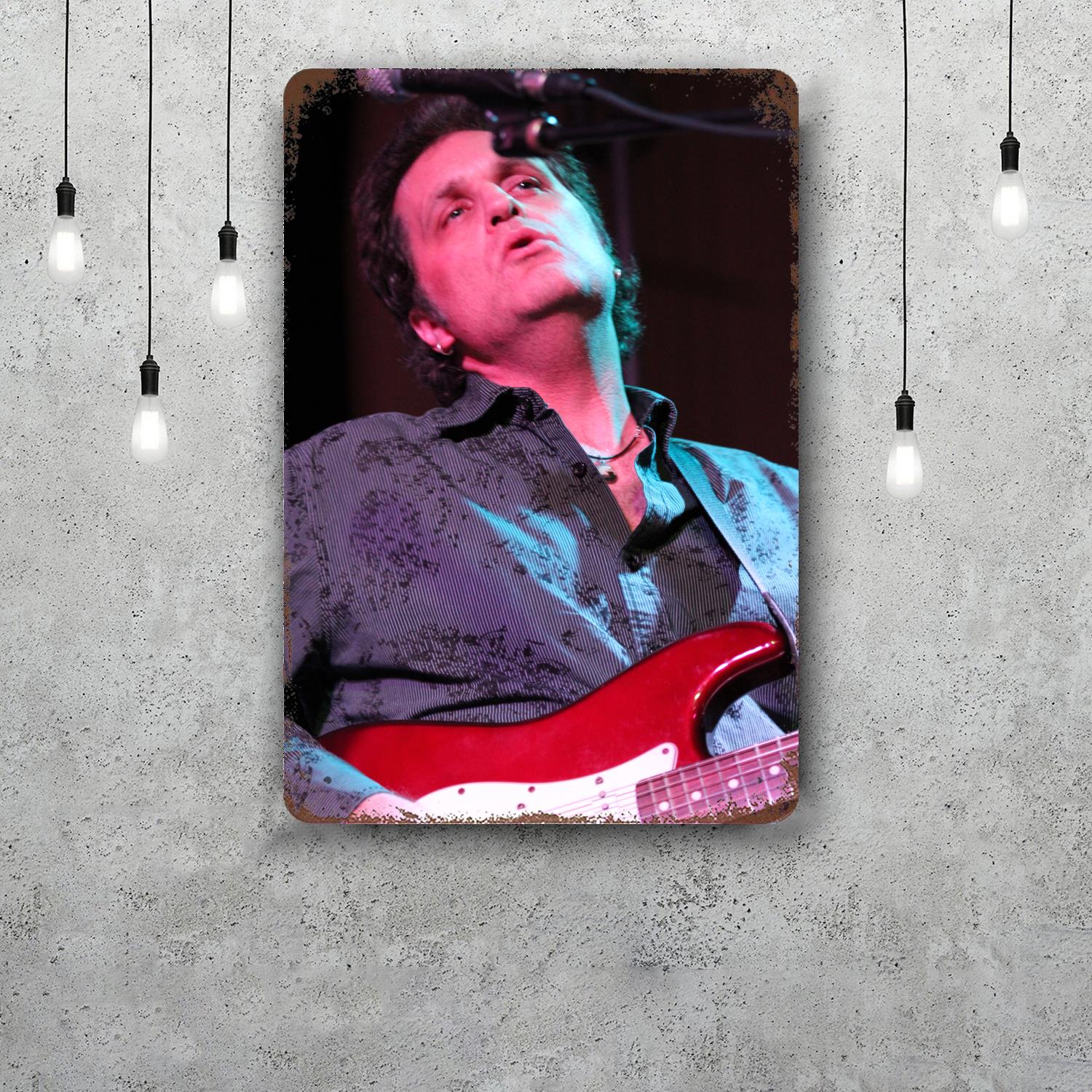 

Jeff Healey Metal Signs wall decor Vintage Tin Signs Captain Metal Poster Decor for Bar Pub Club Wall Decoration 20x30cm（7.8x11.8inch）