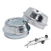 2pcs 48mm Trailer Hub Dust Cap Galvanized Steel Trailer Wheel Hub Grease Cover Replacement for Alko Trailer Wheel Hub