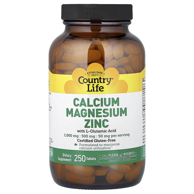 Calcium Magnesium Zinc, 250 Tablets
