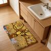 Gustav Klimt The Kiss Soft Hallway Carpet Non-Slip Laundry Room Mat Laundry Decor Balcony Child Living Room Toilet Rug