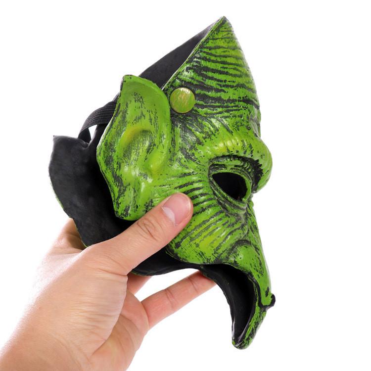 Halloween Hexenmasken-Requisite aus PU-Schaumstoff für Kostümpartys