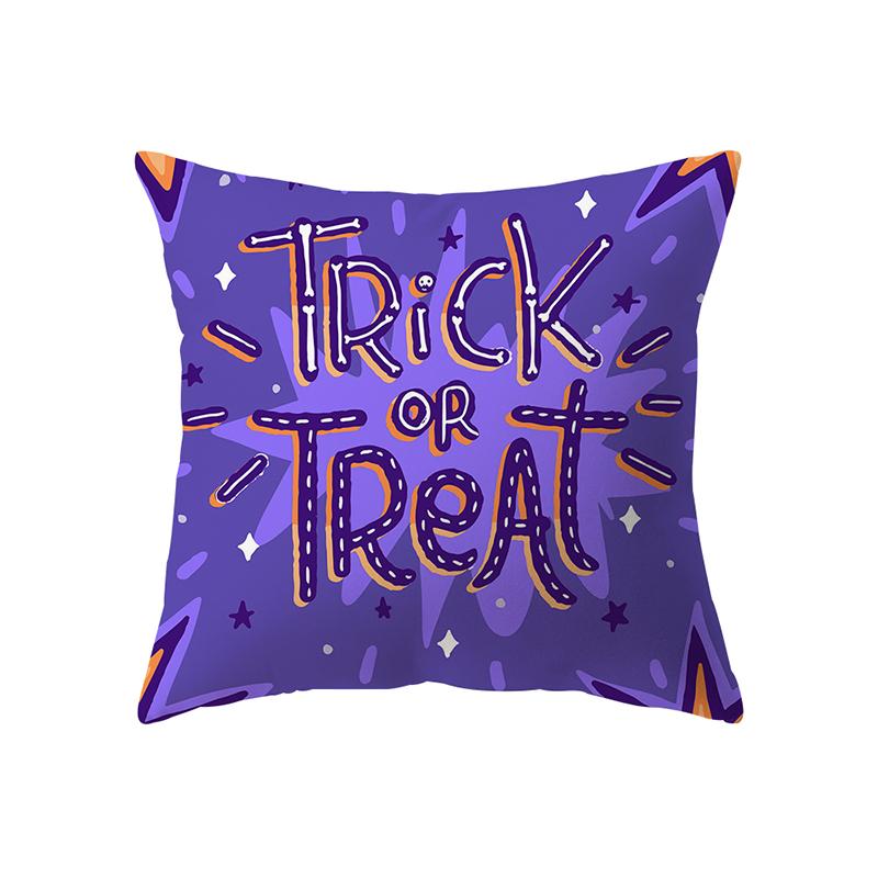 Pumpkin Halloween Theme Pillow Cover Sofa Cushion  Holiday Gift Party Decoration Home Decor