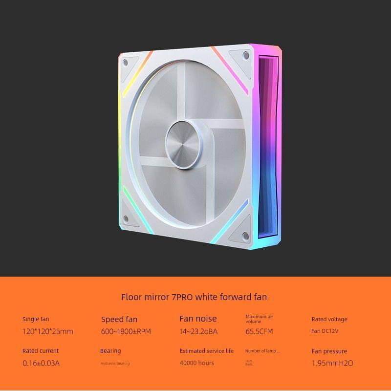 

Royal Master Argb Controller Fan Hub Shenguang Synchronous Table-Type Box Computer 5v3 Pin PWM Temperature Control (White positive) prism 7Pro chassis fan-boxed