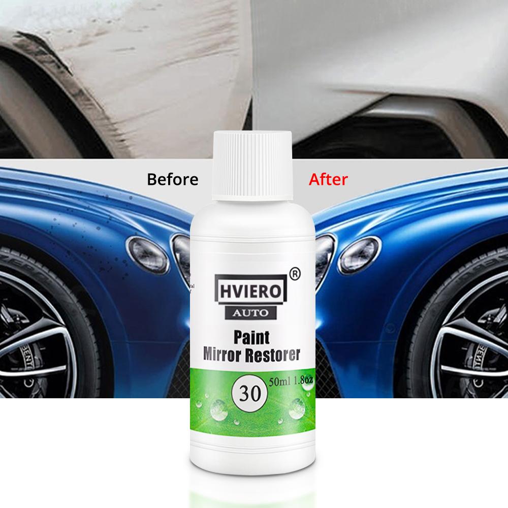 HVIERO-30 Car Paint Mirror Restorer Automobile Paint Care Mirror Surface Reducing Agent Scratch Repair Car Wash