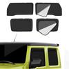 Malha e Ventilação para Série Jimny JB04 Sol Inseto UV Motorista e Passageiro Interior Personalizado 4 Painéis Cortinas 2 em 1, Protetores Solares, Blackout,