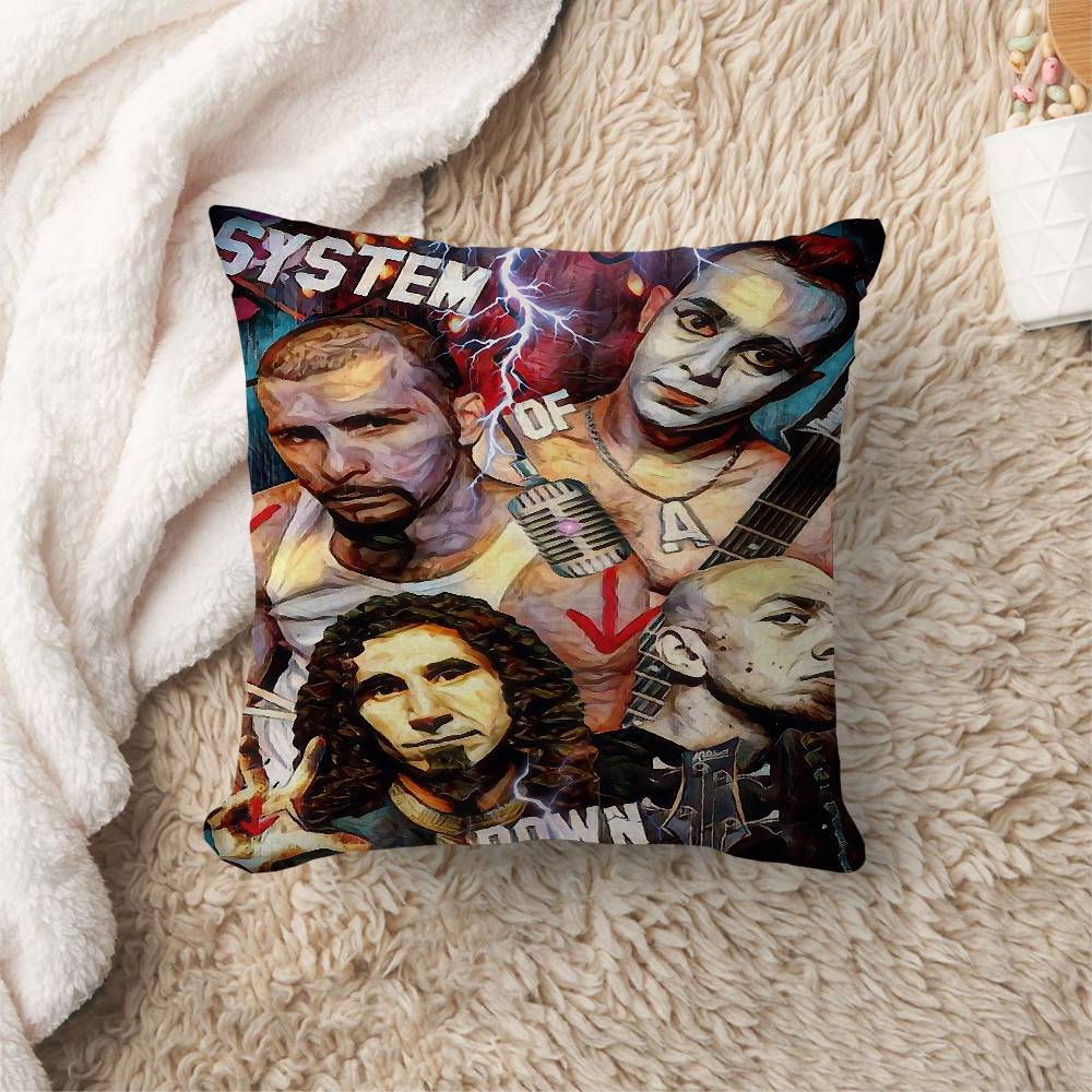 S-System Of A D-Down Band Pillow Anime Pillow Sofa Bed Head Pillow Cover Cushion Cover 45x45 Cm Fashion