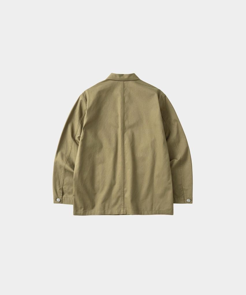 HAVE HAD Twill Cotton Chore Jacket (Light Khaki)