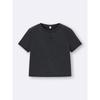 GU by Uniqlo Girls Rib Crop Logo T Jr