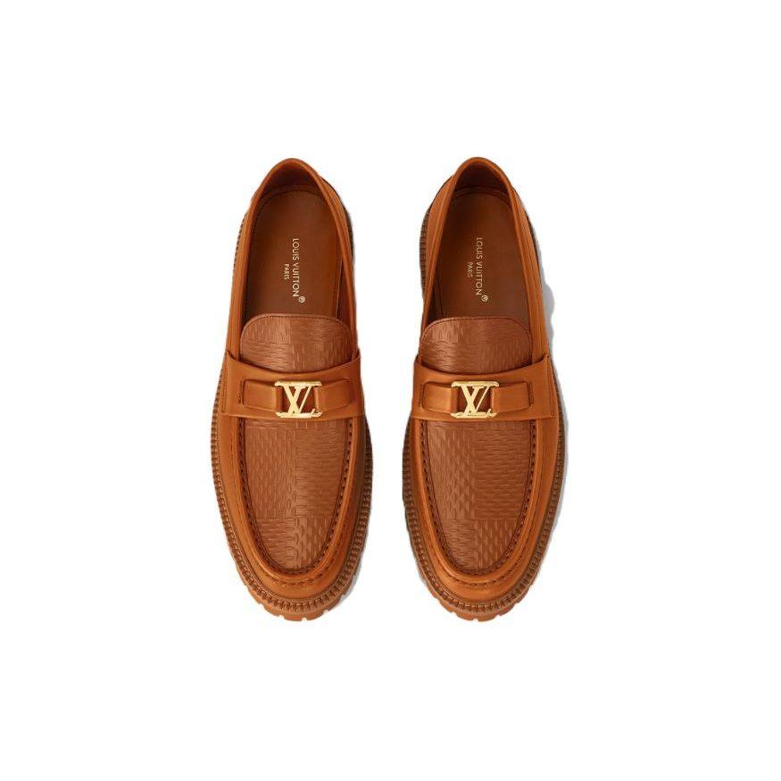 Louis Vuitton Major Loafers Erkek Kahverengi 1ACWW2