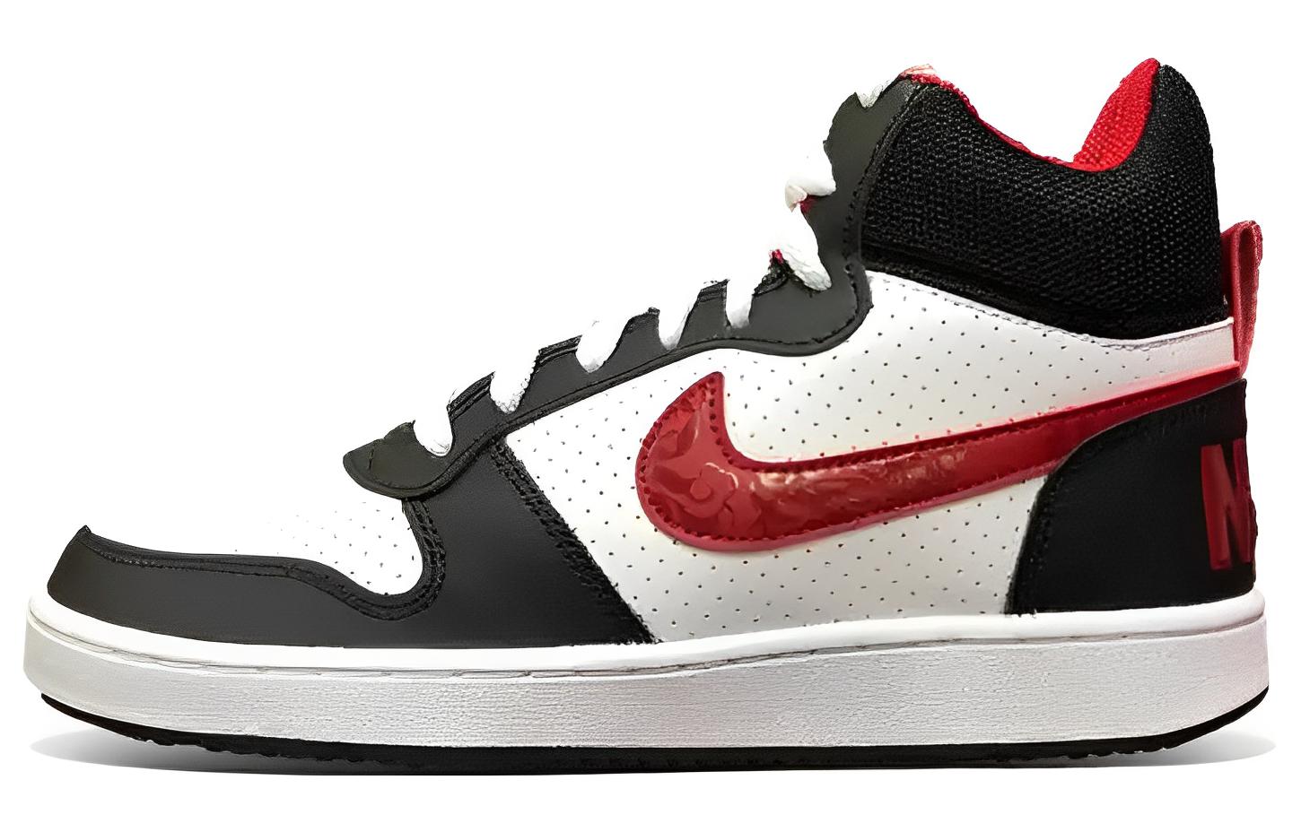 Nike Court Borough Mid  Black Red  CU2982-061 41