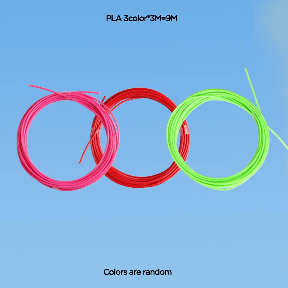 3D Printing Pen Drawing With LCD Screen Compatible Pen 9/50/100M PLA Filament Toys Safe Paiting for Children DIY Birthday Gift