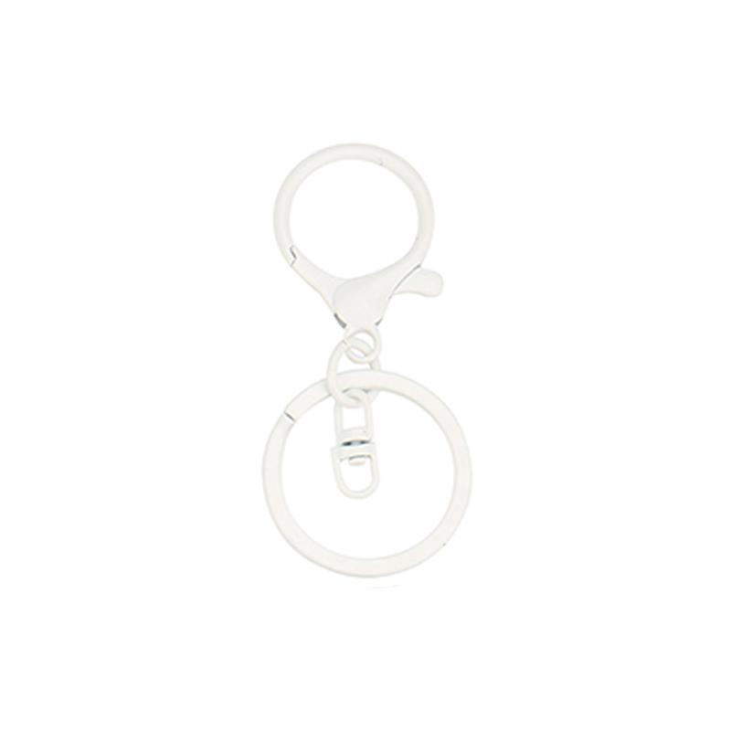 10pcs Metal Alloy Keychain Accessories Rotating Buckle Buckle Keyrings Key Chains Lobster Clasps Hooks Key Ring Jewelry Making