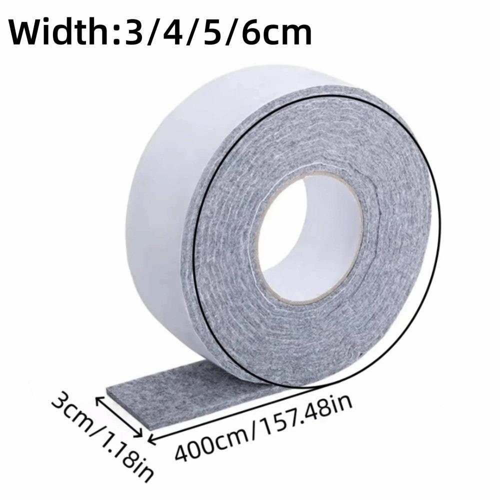 Felt Cotton Window Absorbent Strip Self Adhesive Thickened Windowsill Water Strip Water Absorbent 4M Length