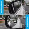 2Pcs Heart Blind Spot Mirror Car Frameless Side Mirror Blindspot Stick-on Car Convex Rearview Mirror Auxiliary Set Car Accessory