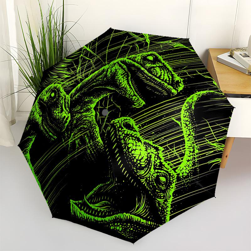 1pc Dinosaur Jurassic Windproof Automatic Cute Umbrella, Lightweight for Women/Men, Perfect Christmas Gift a0811277