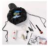 Lady Travel Cosmetic Bag Lazy Lay Flat Organizer Bags Travel Toiletry Cotton Jewelry Pouch Drawstring Makeup Bag