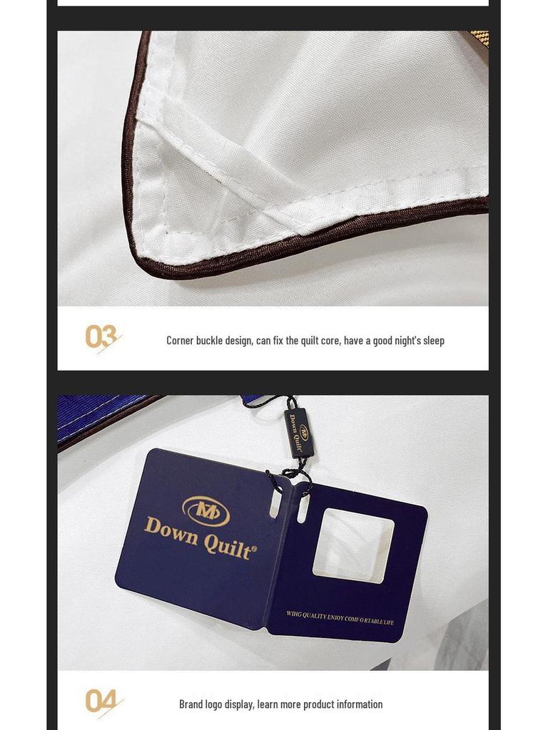 Star Hotel Imitation Down Quilt - Year-Round Comfort: Summer, Winter, Thickened Warmth, Air Conditioning, Perfect Gift