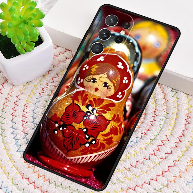 Russian Nesting Doll TPU Phone Case For Samsung Galaxy note 10 pro S26 S25 S24 S23 S22 Ultra Plus S21 FE S20 Shockproof Cover