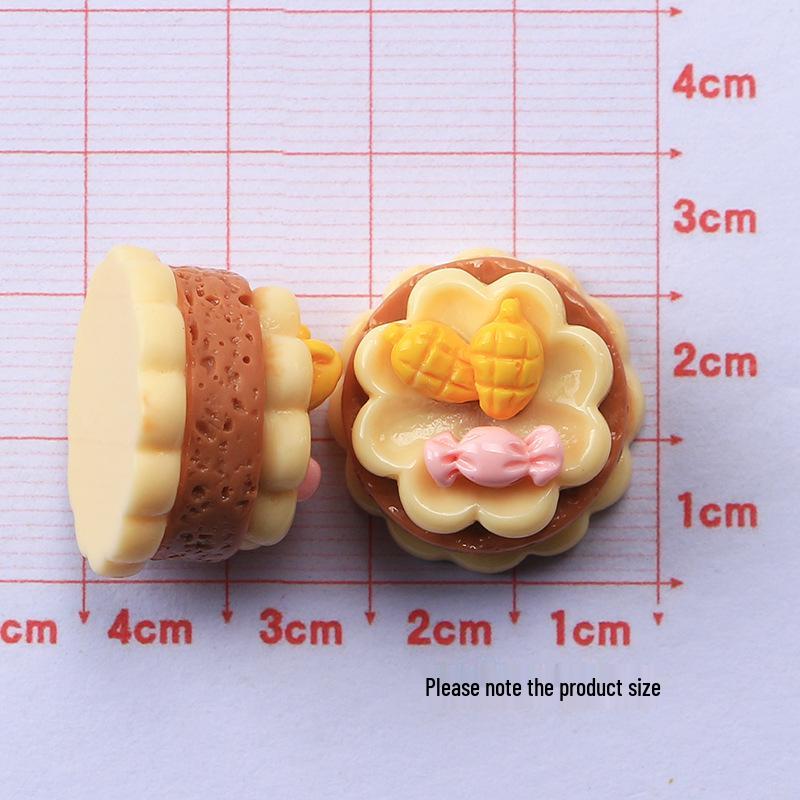 3D Fruit Cake DIY Cream Glue Resin Accessories for Phone Cases & Fridge Magnets