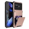 For Google Pixel 9a Case PC+TPU Dual Layer Back Phone Cover with Card Holder