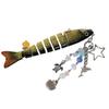 Bionic Design Handmade Fish Keychains High-precision Fish Bait Lanyard  Fishing Enthusiasts